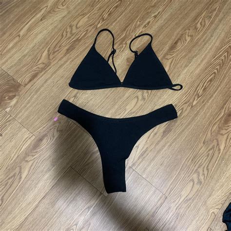 shein black bikini